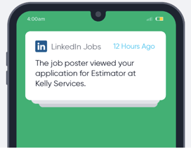 LinkedIn Push Notification